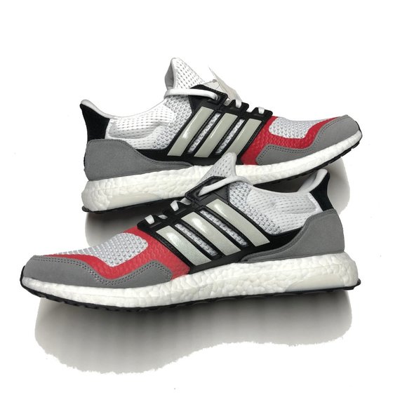 adidas Ultraboost S&L White / Scarlet Mens Shoes - Picture 3 of 6
